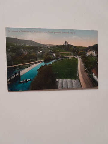 AK St. Johann bei Herberstein von Osten gesehen. (1914)