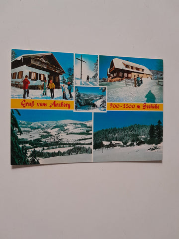 AK Gruss vom Arzberg. Waldbach.