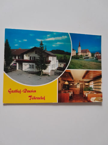 AK Dechantskirchen. Gasthof Pension Föhrenhof. Alfred Salmhofer. Schlag bei Thalberg.