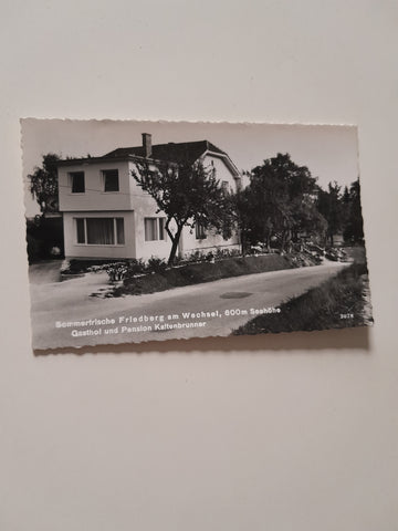 AK Friedberg am Wechsel. Gasthof und Pension Kaltenbrunner.