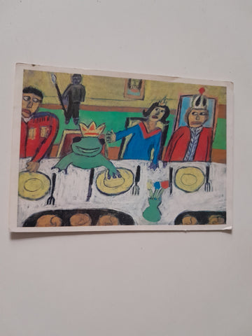 AK Stiftung Schule für gehbehinderte Kinder, Zeichenwettbewerb 1962. Der Froschkönig. Josef Kleinhappl, KnHS Weiz.