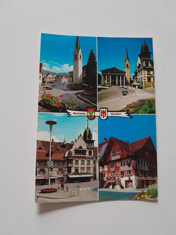 AK Dornbirn. Marktplatz.