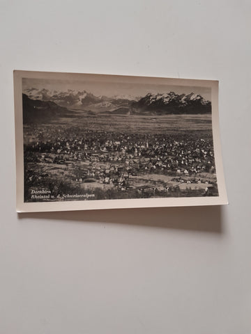 AK Dornbirn. Rheintal u.d. Schweizeralpen.