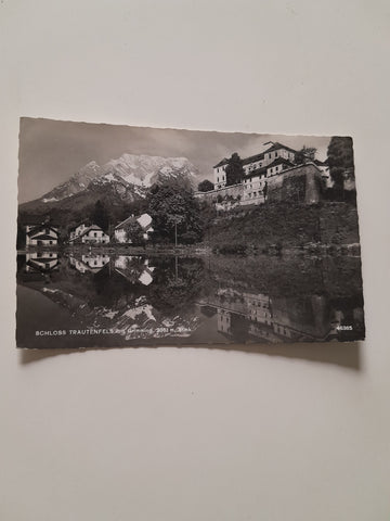 AK Schloss Trautenfels mit Grimming.