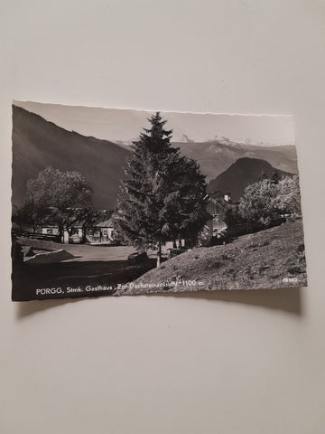 AK Pürgg. Gasthaus Zur Dachsteinaussicht.