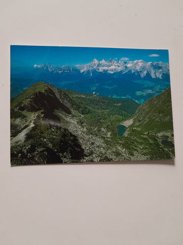 AK Rundwanderweg Reiteralm Blick auf Obersee und Mittersee.