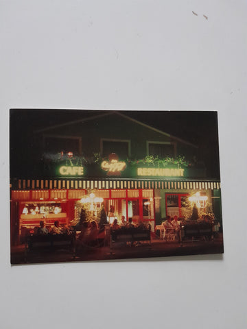 AK Schladming. Cafe Restaurant Charly's Treff Gerlinde und Karl Kahr. Coburgerstraße 626. Signiert.