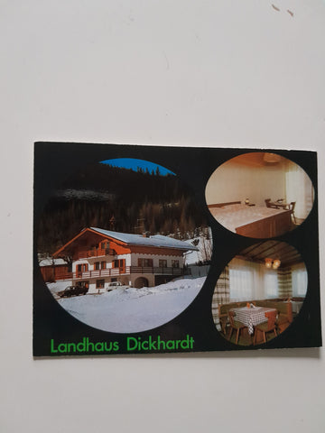 AK Schladming. Rohrmoos-Süd 184. Landhaus Dickhardt. Bes.: Annemarie u. Wilhelm Dickhardt.