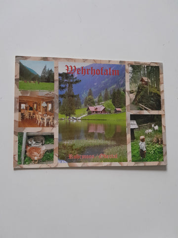 AK Schladming. Wehrhofalm. Rohrmoos/Obertal. Familie Hochfilzer. Schiliftgasse 654.