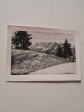 AK Abfahrt von der Planai mit Dachstein.