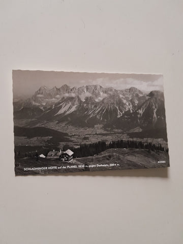 AK Schladminger Hütte auf der Planei. (1962)