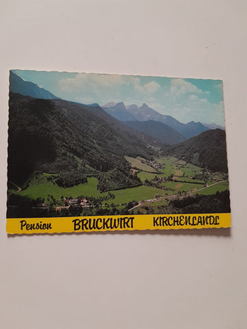 AK Kirchenlandl. Pension Bruckwirt.