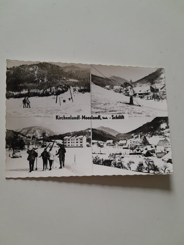 AK Kirchenlandl- Mooslandl. Schilift.