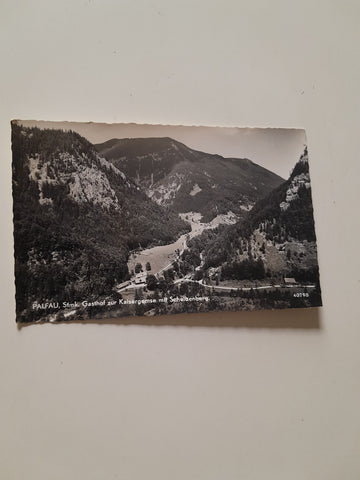 AK Palfau. Gasthof zur Kaisergemse mit Scheibenberg.
