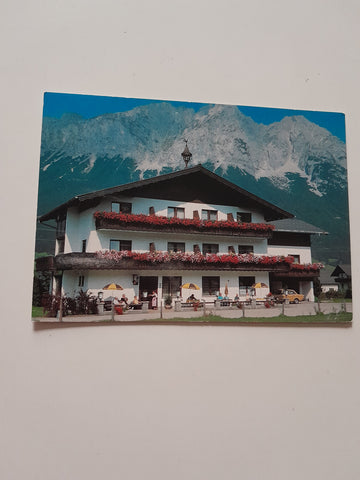 AK Niederöblarn 75. Gasthof Pension Tilly. J. u. M. Stoimaier.