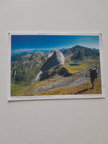 AK Am Karnischen Höhenweg in Osttirol.