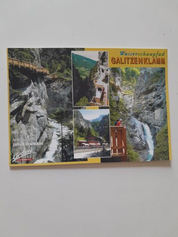 AK Wasserschaupfad Galitzenklamm bei Amlach.