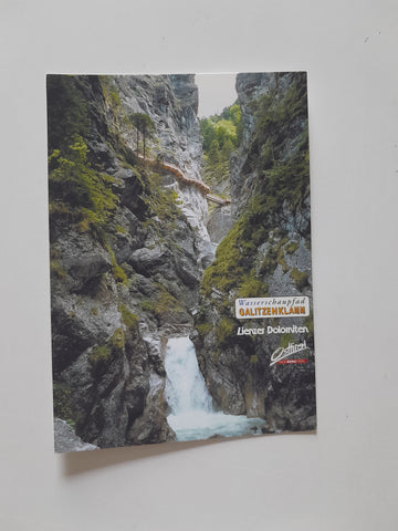 AK Wasserschaupfad Galitzenklamm bei Amlach in Osttirol.
