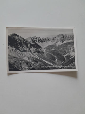 AK Lienzer Dolomiten. Blick vom Kerschbaumerthörl gegen Weittalspitze Eisenschuß u. Kreuzkofel.