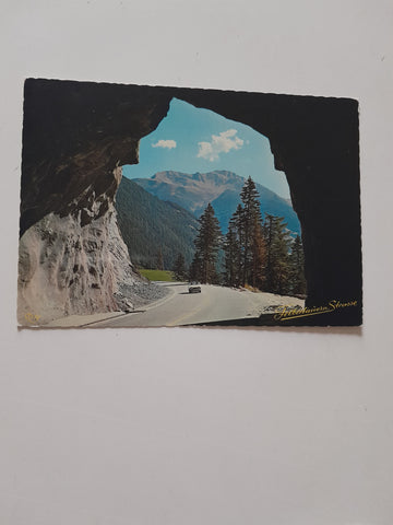 AK Felbertauernstraße. Südrampe Abfahrt kurz vor Matrei.