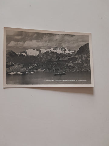 AK Geigensee mit Großglockner. Hopfgarten im Defereggental.