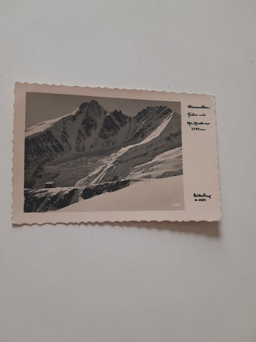 AK Oberwalderhütte mit Großglockner. (1936/37)