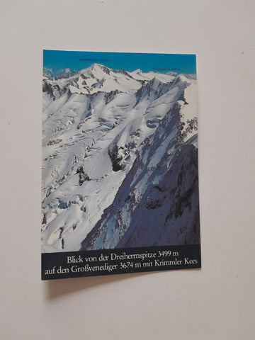 AK Blick von der Dreiherrnspitze auf den Großvenediger mit Krimmler Kees.