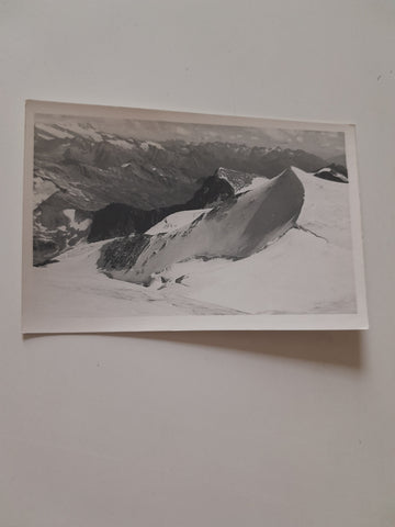 AK Hoherzaun Kristallwand gegen Großglockner und Schobergruppe.