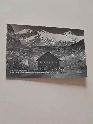 AK Johannishütte m. Grossvenediger u. Rainerhorn.