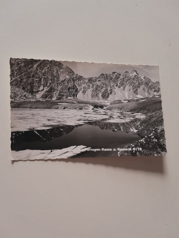 AK Reichenberger Hütte mit Parnagen-Kamm u. Keeseck.