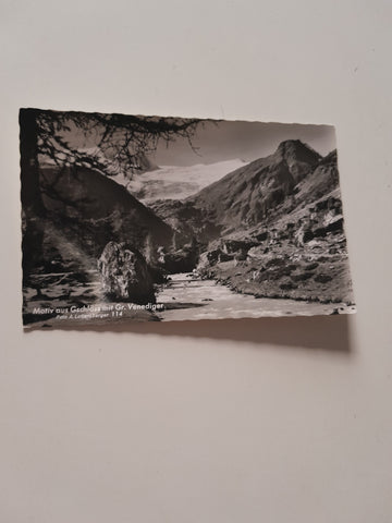 AK Motiv aus Gschlöss mit Gr. Venediger.