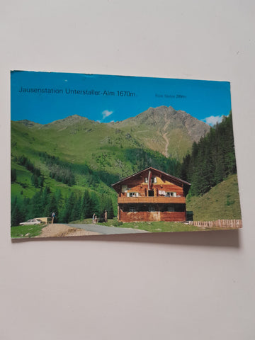 AK Jausenstation Unterstaller-Alm. Innervillgraten.