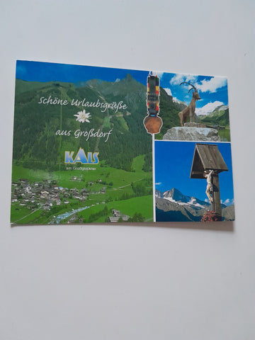 AK Schöne Urlaubsgrüße aus Großdorf Kals am Großglockner.