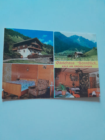 AK Kals. Gästehaus Sonnblick. Franz Unterweger.