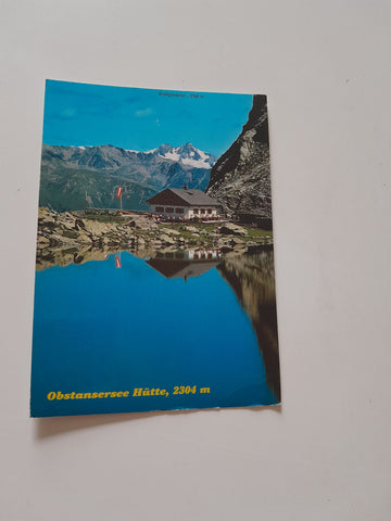 AK Obstansersee Hütte. Kartitsch.