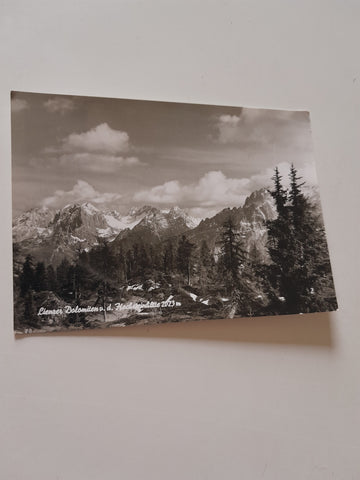 AK Lienzer Dolomiten von der Hochsteinhütte.