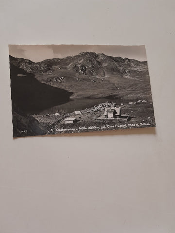 AK Obstansersee u. Hütte geg. Cima Frugnoni.