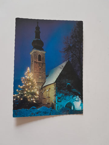 AK Lienz. Kirche St. Michael. Christbaum.