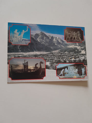 AK Lienz. Eisbildhauer Engelbert Hattenberger.