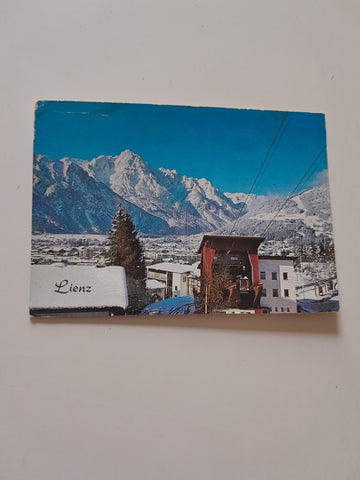 AK Talstation der Zettersfeld-Seilbahn mit Lienz.