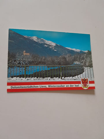 AK Lienz Winterzauber an der Isel.