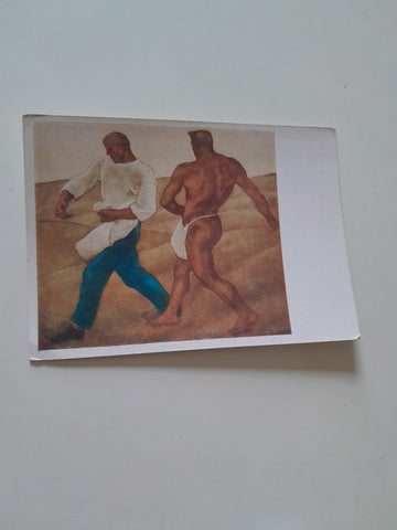 AK Die beiden Säemänner. Albin Egger Lienz.