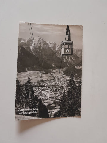 AK Lienz mit Zettersfeldbahn.