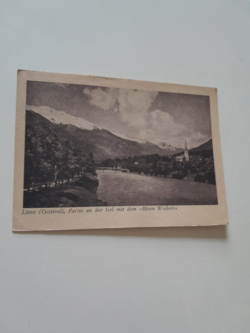 AK Lienz. Partie an der Isel mit dem Bösen Weibele.