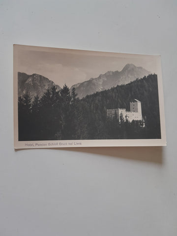 AK Hotel, Pension Schloß Bruck bei Lienz.