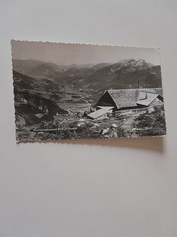 AK Hochstadelhaus mit Blick ins Drautal.