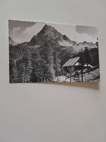 AK Kerschbaumeralmschutzhaus des Ö.T.K. mit Simonskopf.