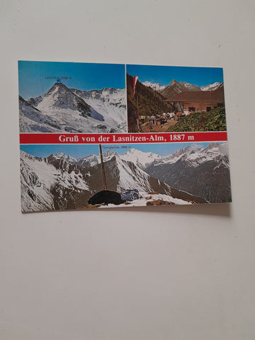 AK Gruß von der Lasnitzen-Alm.