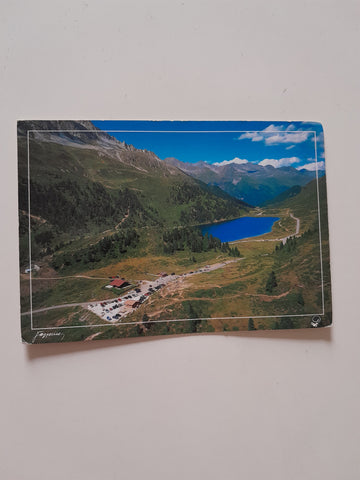 AK Passübergang Staller-Sattel mit Obersee mit Blick ins Defreggental.