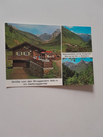 AK Grüße von der Bruggeralm im Defereggental.